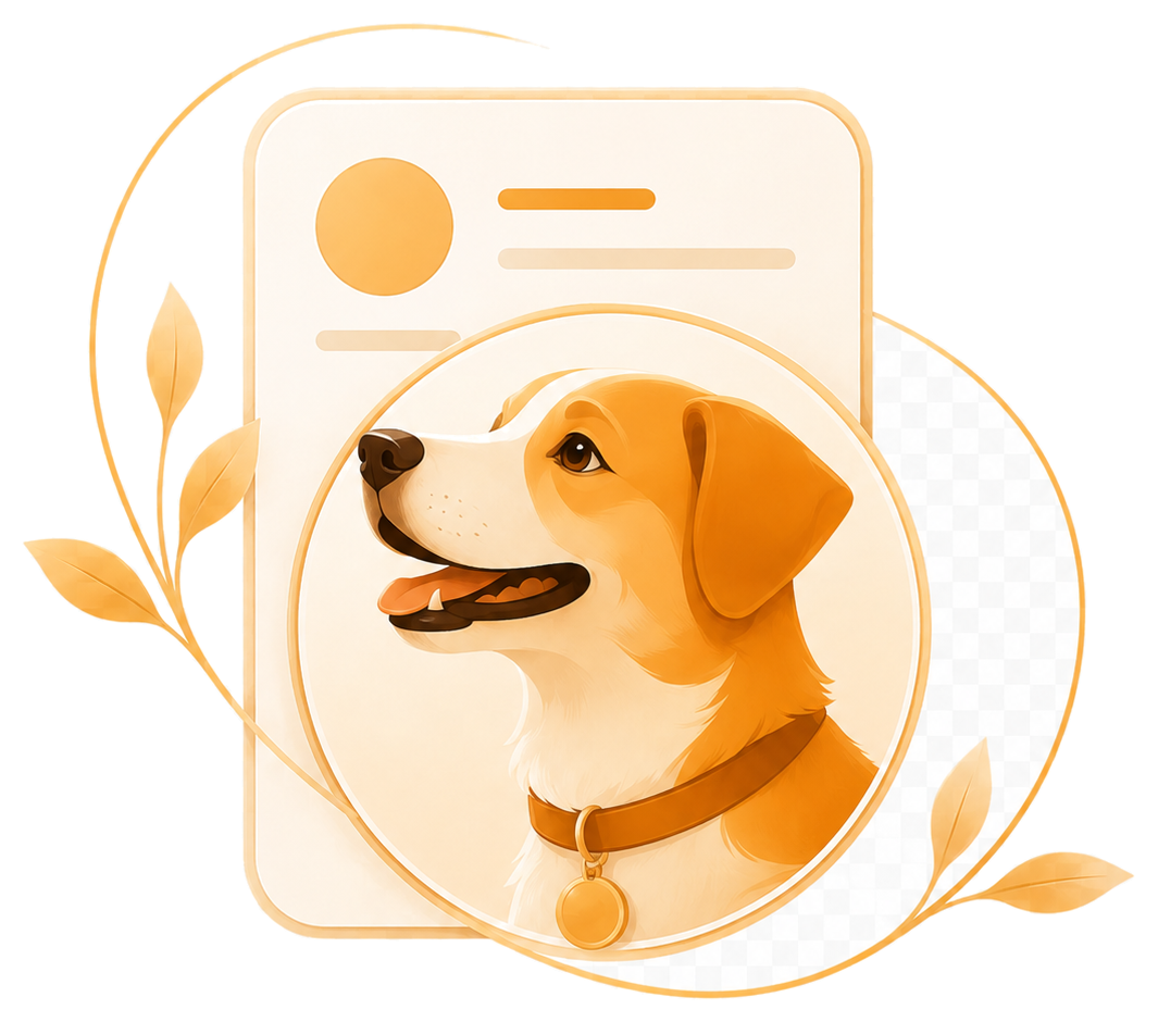 Illustration Hundeprofil